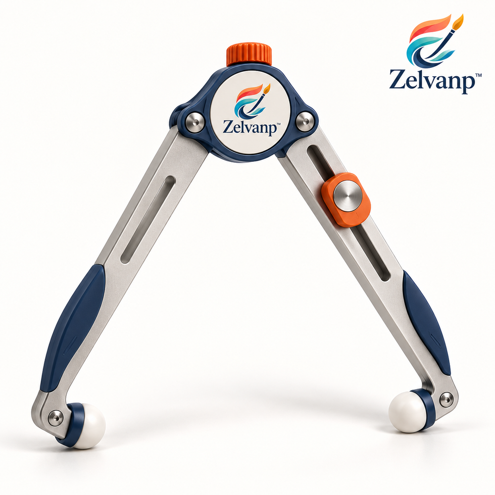 Zelvanp™ ArcSpan Folding Layout Compass