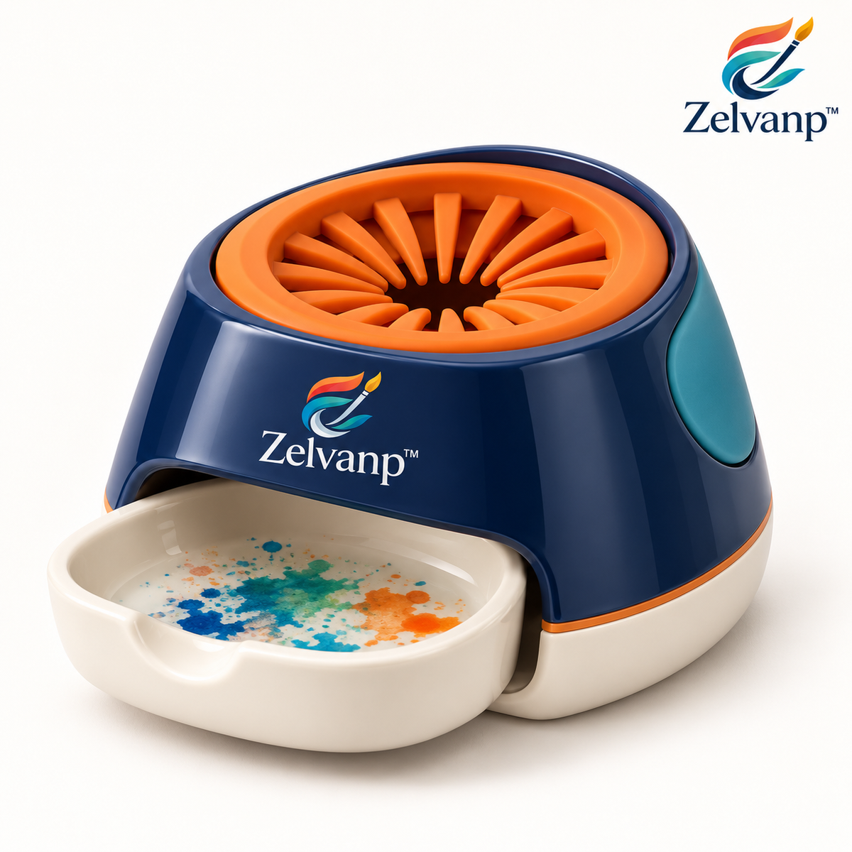 Zelvanp™ SwirlNest Brush Washer