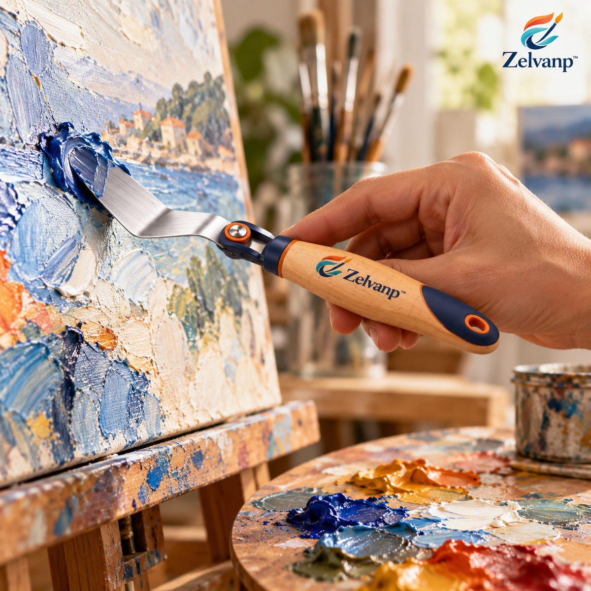 Zelvanp™ GlideEdge Palette Knife