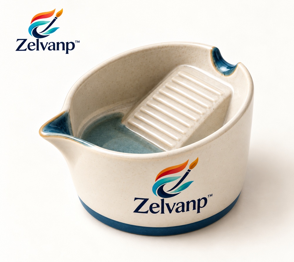 Zelvanp™ FlowRidge Brush Rinse Bowl
